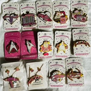 Troublesome Girl Studios Enamel Pin & Jewelry Set - Star Trek